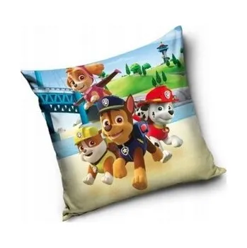 Polštář Dekorační Polštář Tlapková patrola Pejsci 40x40 Dětská umělá polštář Czejs