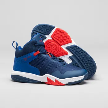 Pánské tenisky TARMAK Dětské basketbalové boty SS500H modro-červené 37 MODRÁ|ČERVENÁ