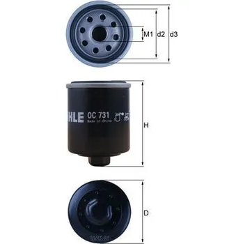 Olejový filtr Olejový filtr KNECHT OC 731