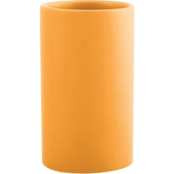Držák na kartáček SPIRELLA Spirella kelímek na kartáčky TUBE-Matt, matně oranžový, keramika, 10.21195