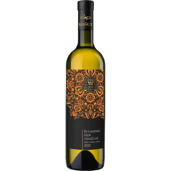 Víno Rulandské šedé oranžové 2022, výběr z hroznů, Rodinné vinařství Košut, suché