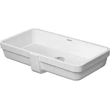 Umyvadlo Duravit Vero Air - Umyvadlo vestavné 64x35 cm, s přepadem, bez otvoru pro baterii, bílá 0384600000