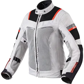 Moto bunda Dámská bunda na motorku Revit Tornado 3 stříbrno-černá 40