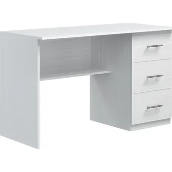 Psací stůl VerDesign JONAS PC stolek E4-bílé dřevo-pravý