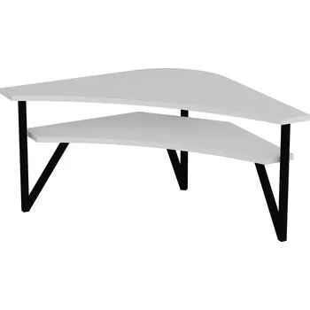 Televizní stolek VerDesign HAWAII TV stolek s policí, bílá