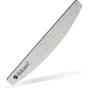 Pilník Silcare Půlměsíc 80/80 zebra