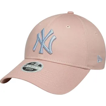 Kšiltovka kšiltovka New Era 9FO League Essential MLB New York Yankees - Pastel Rouge/Pastel Blue one size