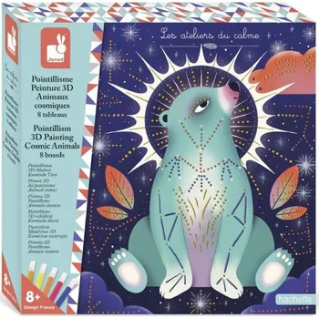 kreativní sada Janod Maxi sada 3D Malování tečkami