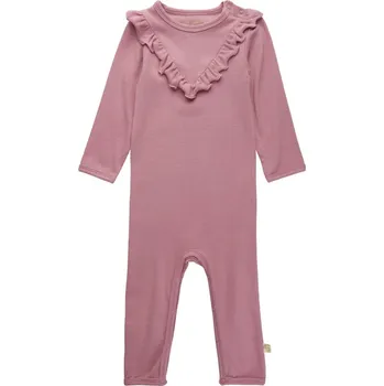 Kojenecký overall Soft Gallery dětské pyžamo overal SG1586 - Lilas Velikost: 62 Organická bavlna