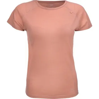 Dámské tričko 2117 Ullanger Eco dámský top s krátkým rukávem z merino vlny těl. růžová L