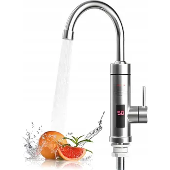 Vodovodní baterie Kuchyňská stojánková baterie Bedee OHŘÍVAČ VODY stříbrná