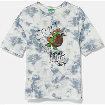 Dětské bavlněné tričko United Colors of Benetton 3ORKC10P3.G.Seasonal vícebarevná MLC, vel. 130