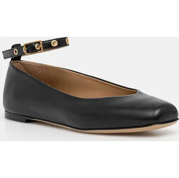 Dámské baleríny Kožené baleríny Emporio Armani černá barva, X3D303 XF271 00002 X3D303.XF271.00002 99X, EUR 41