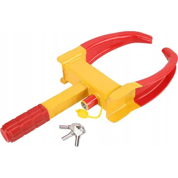 Zámek na kolo ZÁMEK NA KOLO PŘÍVĚSU PROTI KRÁDEŽI MASIVNÍ ČELISTI KLEŠTĚ