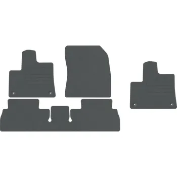autokoberec Kobercové rohože Edecor velurové 4 ks