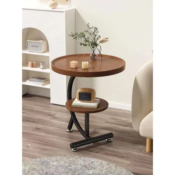 Konferenční stolek VerDesign Příruční stolek konferenční TUNNA barva ořech/černá