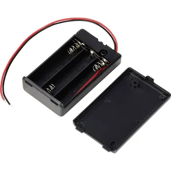 Držák baterie TRU COMPONENTS TC-13220672 bateriový držák 3x AAA kabel (d x š x v) 63 x 37 x 17 mm