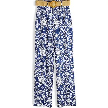 GATE Viskózové kalhoty s páskem 34 225-1845/7410