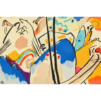 Plakát Plakát, Obraz - The Blue Rider (1914), Wassily Kandinsky