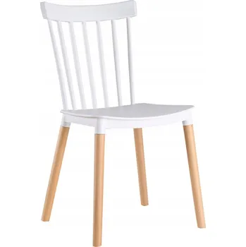 Jídelní židle Barová Židle IDEA nábytek bílý 100 cm plast