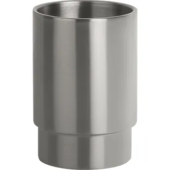 Držák na kartáček SPIRELLA Spirella kelímek na kartáčky NYO, kartáčovaná nerez ocel, 10.15419