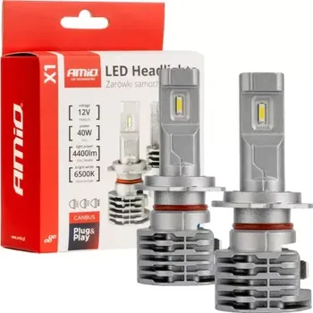 Autodoplněk AMIO LED žárovky hlavního svícení H7 X1 Series