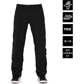 Pánské kalhoty Vodoodpudivé strečové kalhoty Reverb Loose - black velikost 28
