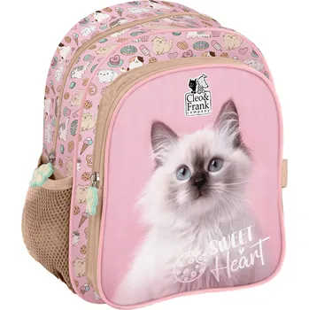 Dětský batoh Derform Batoh s přední kapsou Cleo a Frank kočka