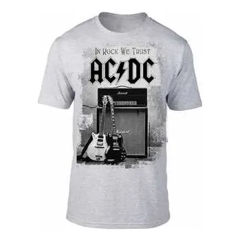 Merch AC/DC: Tričko In Rock We Trust (grey) S 2018