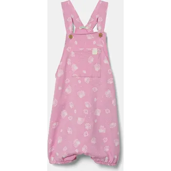 Dětské bavlněné dupačky United Colors of Benetton 35ZEAT011.G.W.Seasonal růžová 30X, vel. 68