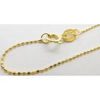 Řetízek Klenoty Budín Dámský zlatý přívěskový řetízek 585/1,13gr 45cm HK6254 (Klenoty Budín Dámský zlatý přívěskový řetízek 585/1,13gr 45cm HK6254)