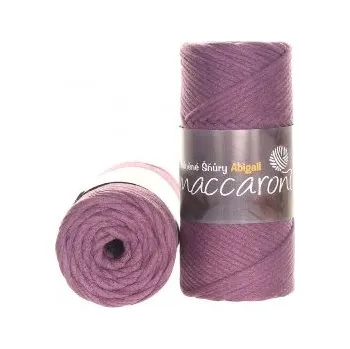 Příze Maccaroni Abigail 3 mm starofialová (Špagátová příze Abigail 3 mm starofialová)