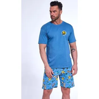 Pánské pyžamo Pánské pyžamo Cornette 326/172 modrá 3XL
