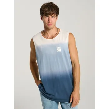 Pánské tričko Sinsay - Tank top tie-dye Jaws - námořnická modrá - 8164Y-59X - 8164Y-59X-M