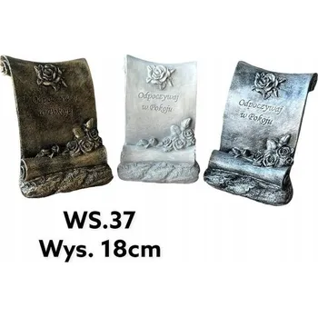 Obraz Figurka odpočívající v pokoji 8x13x18,5 cm šedá