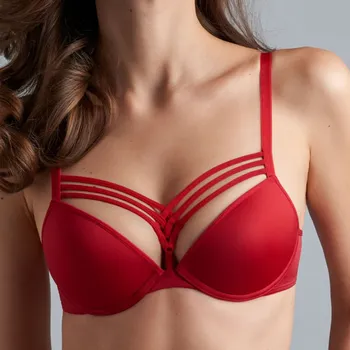Podprsenka Marlies Dekkers - Dame de Paris podprsenka push-up vyztužená red 70C 18141