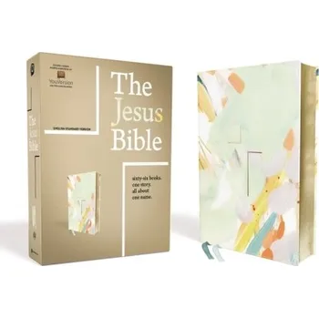 Jesus Bible Artist Edition, ESV, Leathersoft, Multi-color/Teal