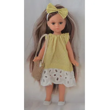 Panenka Realistická panenka Judith ve žlutém od f. Paola Reina ze Španělska (Las Miniamigas)