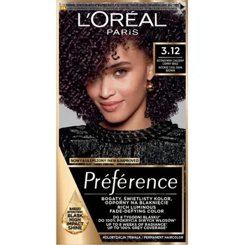 Barva na vlasy L'Oreal Paris, Farba na vlasy Preference 3.12 Toronto