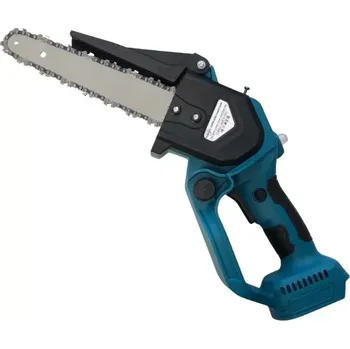 Ruční pilka Akumulátorová 8" ruční mini pilka NAKIDA HT-6602-2 s olejovým mazáním + 2x baterie + 2x řetěz + kufr