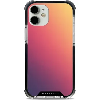 Pouzdro na mobilní telefon Odolný obal Mobiwear MagSafe Elite Bumper - Apple iPhone 12 Mini - D031D Oranžový odstín (Odolný kryt, pouzdro, obal Mobiwear Elite Bumper na mobil Apple iPhone 12 Mini - D031D Oranžový odstín, materiál Plast + TPU silikon + kov - zesílená ochrana telefon