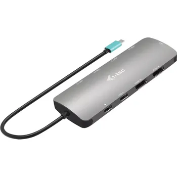 i-tec USB-C Metal Nano 2x HDMI Docking Station, PD 100W