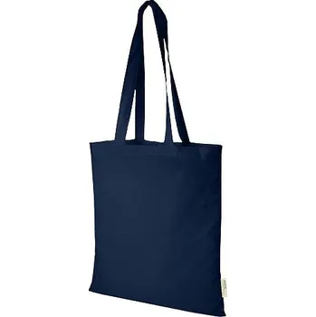 Nákupní taška Orissa 140 g/m² organic cotton tote bag 7L, modrá