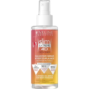 Pleťová kosmetika Eveline Cosmetics Slim Extreme 4D Designérské zeštíhlující olejové sérum pro masáž těla 150ml