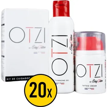 Tělový krém OTZI by Easy Tattoo ► Easy Tattoo (OTZI) - péče o čerstvé tetování - set čistícího gelu a krému 20ks