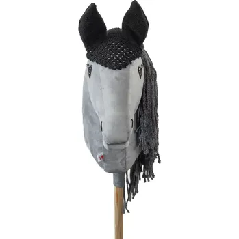 Hobby horsing Čabraka háčkovaná - Černá - Hříbě (Hobby horsing )