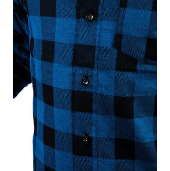 Pánská košile NEO PRACOVNÍ FLANELOVÁ KOŠILE TMAVĚ MODRÁ BAVLNA XXL