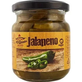 El Gusto MEXICO Jalapeño chilli krájené papričky 200 g