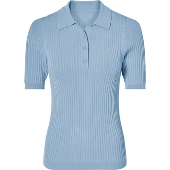 esmara® Dámské vroubkované polotriko (modrá, XL(48/50))