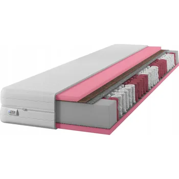 Matrace Matrace 90x190 taštičková pružinová 21cm 7zónová HR oboustranná H3 / H4 kokos
